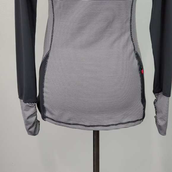 Kyodan Athletic Active Wear Thumbhole Striped & Solid Long Sleeve Top Size S - Picture 13 of 16